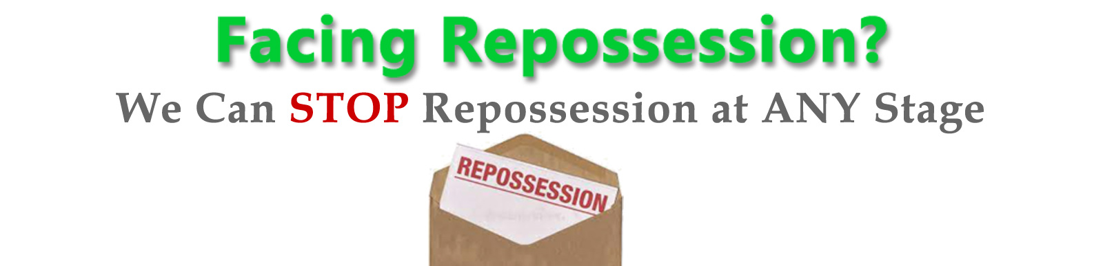 We can stop repossession